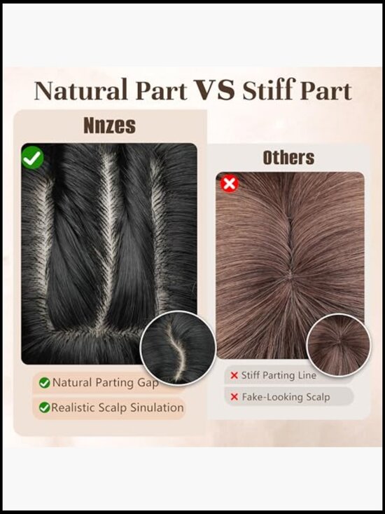 Long Straight Layered Wig with Bangs Natural Look Heat Resistant Daily Party